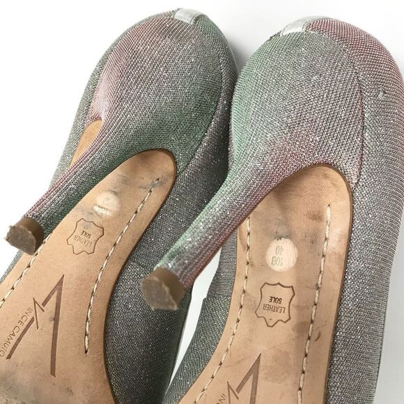 Vince Camuto Womens Size 10 B Iridescent Ankle Strap Dress Pumps Heels - Picture 9 of 9